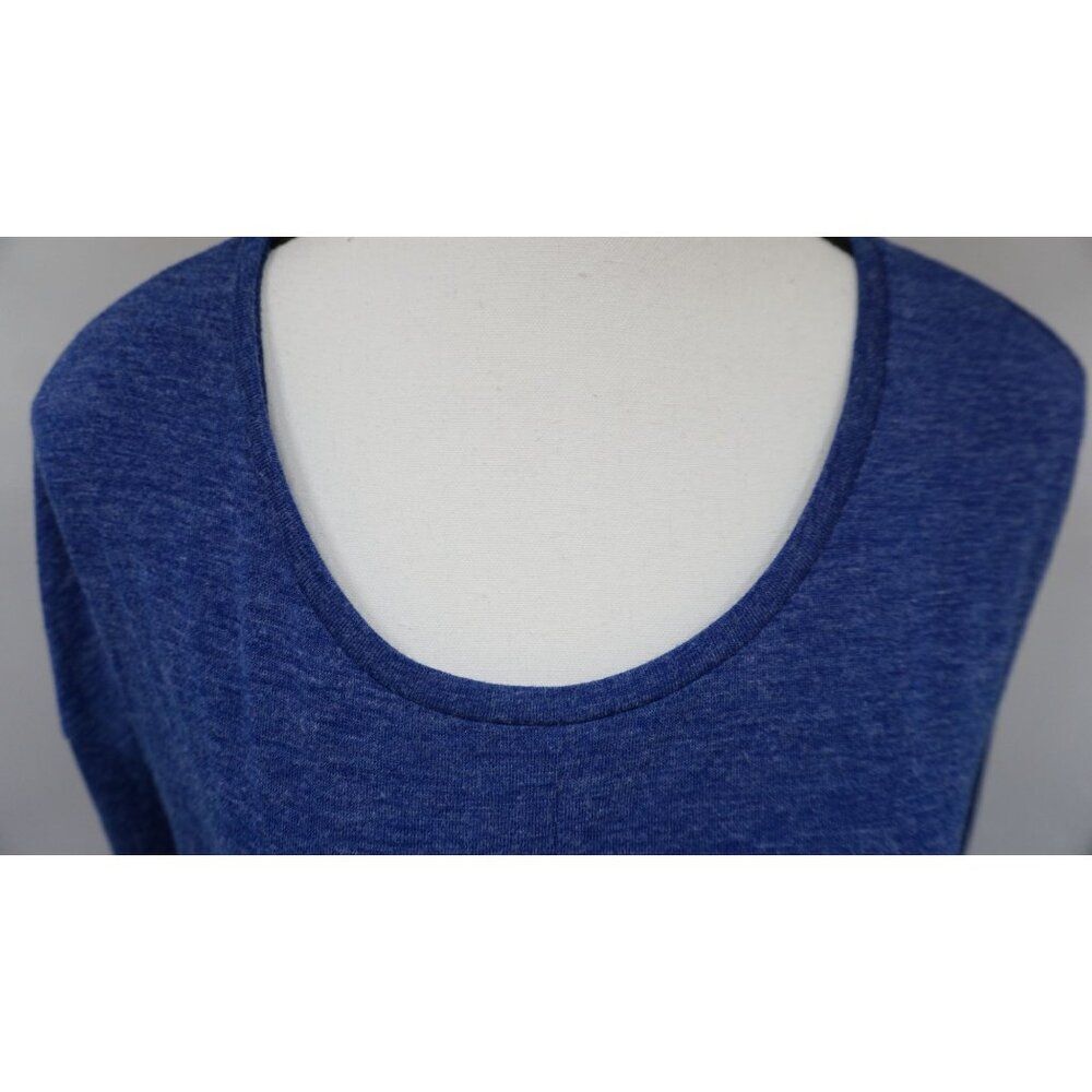Old Navy Women's Relaxed Long Sleeve Hi-Low Shirt Blue - Size XS - Picture 2 of 14